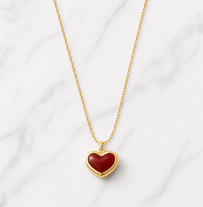 Colgante de Corazón Rojo